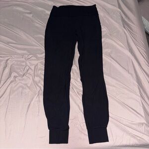 Lulu Lemon Black Cuffed Joggers